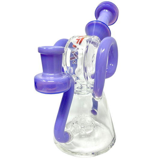 AFM Double Ram Recycler 8in purple